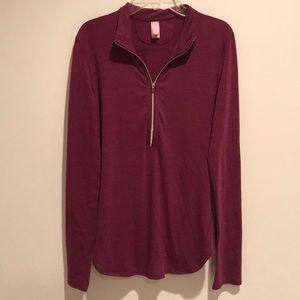 Lucy half zip pullover top